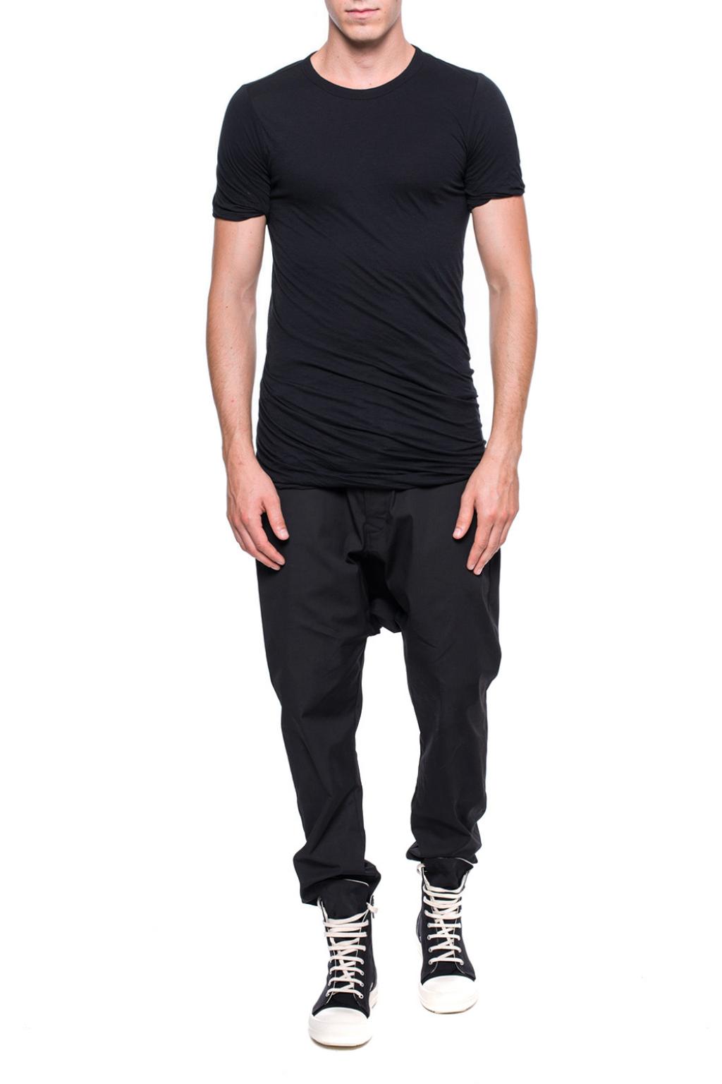 Black Double-layer T-shirt Rick Owens - Vitkac Australia